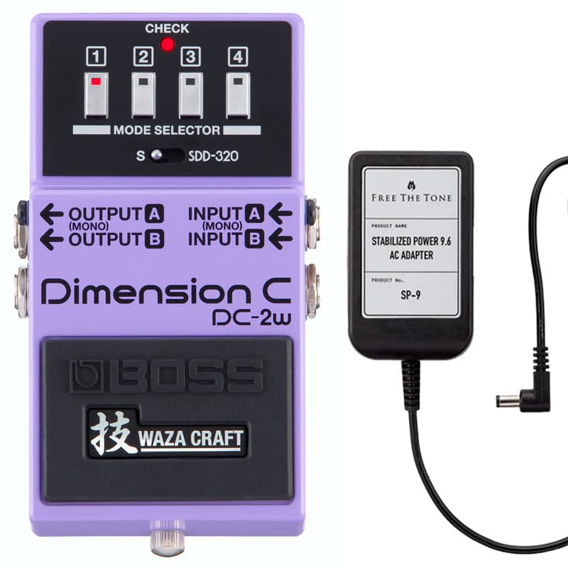 

Адаптер змінного струму BOSS Dimension C FREE THE TONE set DC-2W (WAZA CRAFT) + СП-9