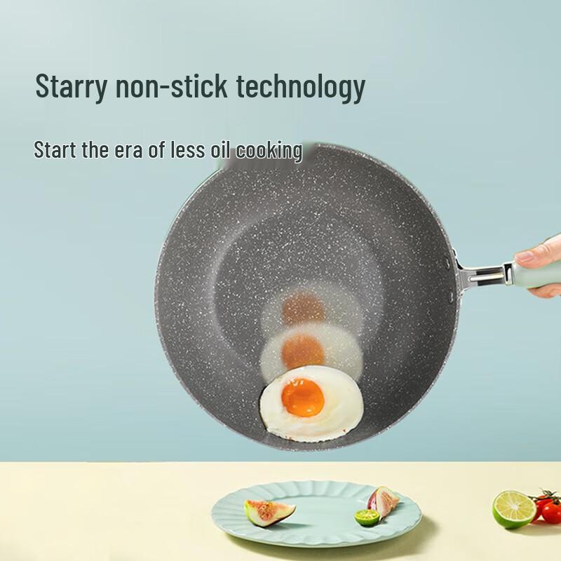 COOKER KING Lime Series Non-stick Wok