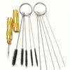 Pneumatic Spray Gun Nozzle Cleaning and Maintenance Tool Kit, Needle and Brush Kit Accessories