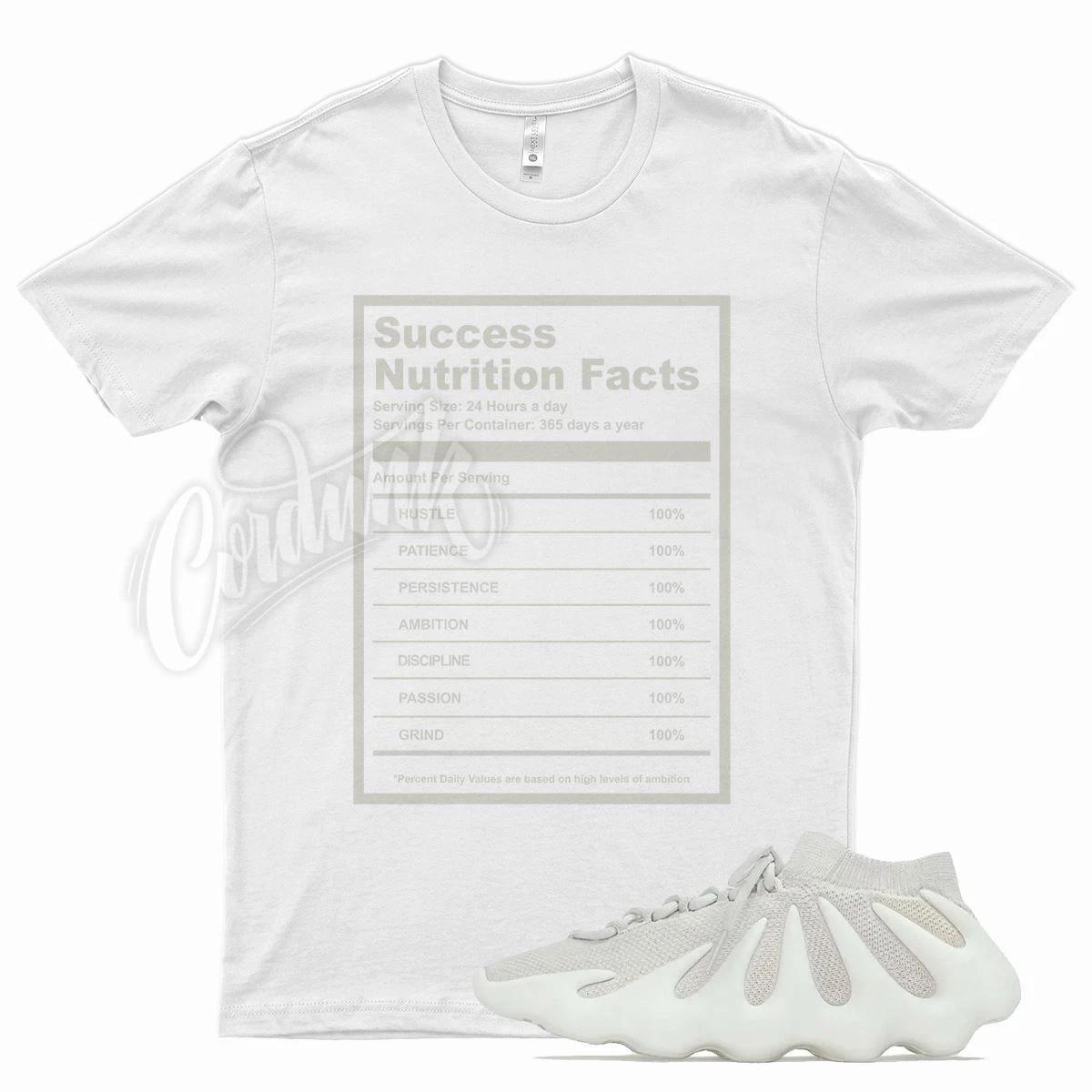 

White SUCCESS T Shirt for YZ 450 Cloud White 350 380 500 700 Natural Ash Blue S