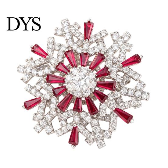 Sparkling Snowflake Brooches Brooch Pin for Women, Rhinestone Alloy Lapel Women Formal Pins Pin, Decorative Accessory Coats Sweaters Suits Dresses
