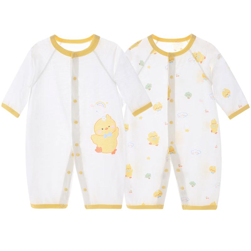 Youqi Unisex Baby Summer Long-Sleeve Romper 73