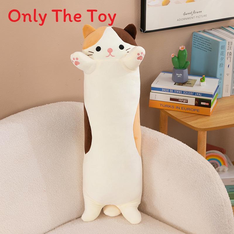 Plush Cat Pillow With Leghugging Design For Kids And Giftgiving
