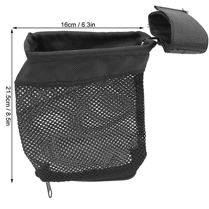 Ammo Brass Shell Catcher Mesh Trap Nylon Mesh Bag Capture Black Collection Bag Hunting Bullet Shell Bag  Gear