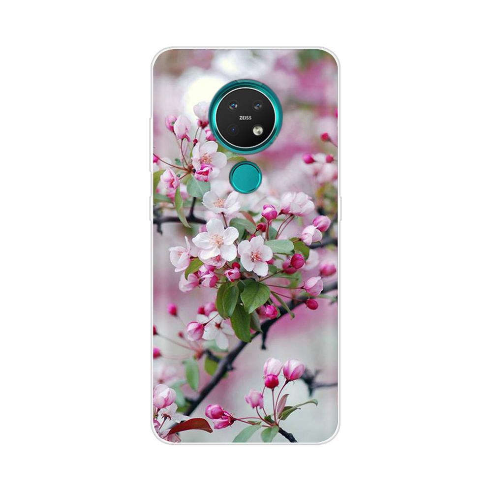 For Nokia 3.4 Back Cover Silicone Phone Case for Nokia 3.4 2020 Case 6.39 Inch Flower Funda Coque Capa Bumper Protect Shell Bag