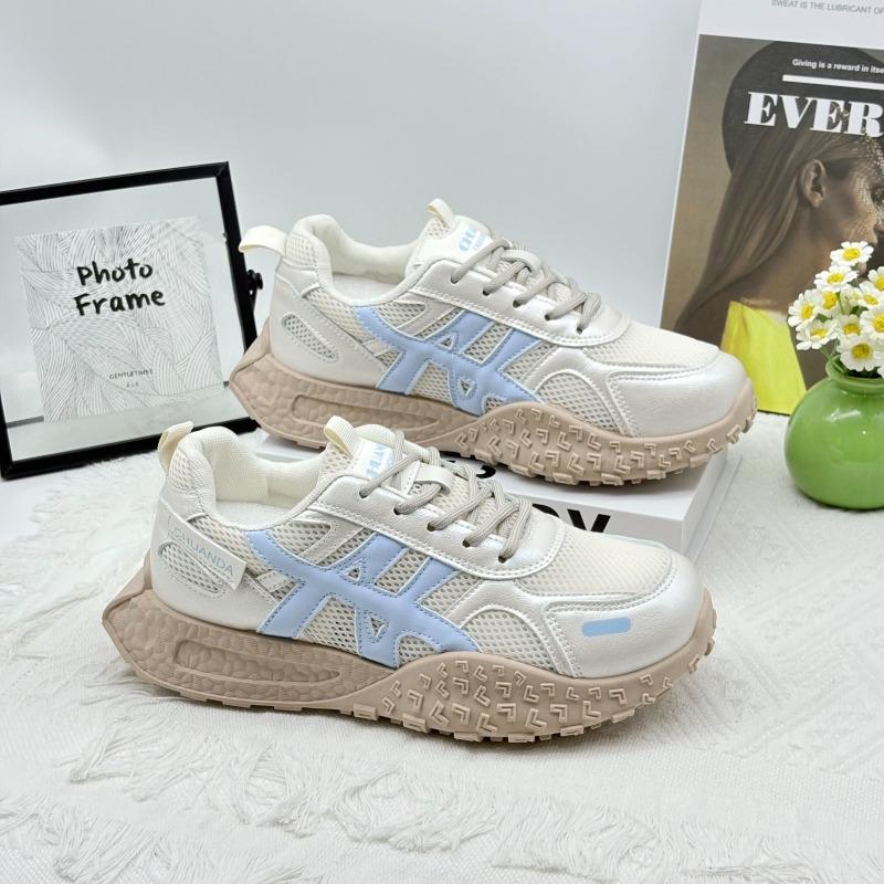Mesh breathable casual shoes women's summer new fashion versatile comfortable transparent color matching will be trendy