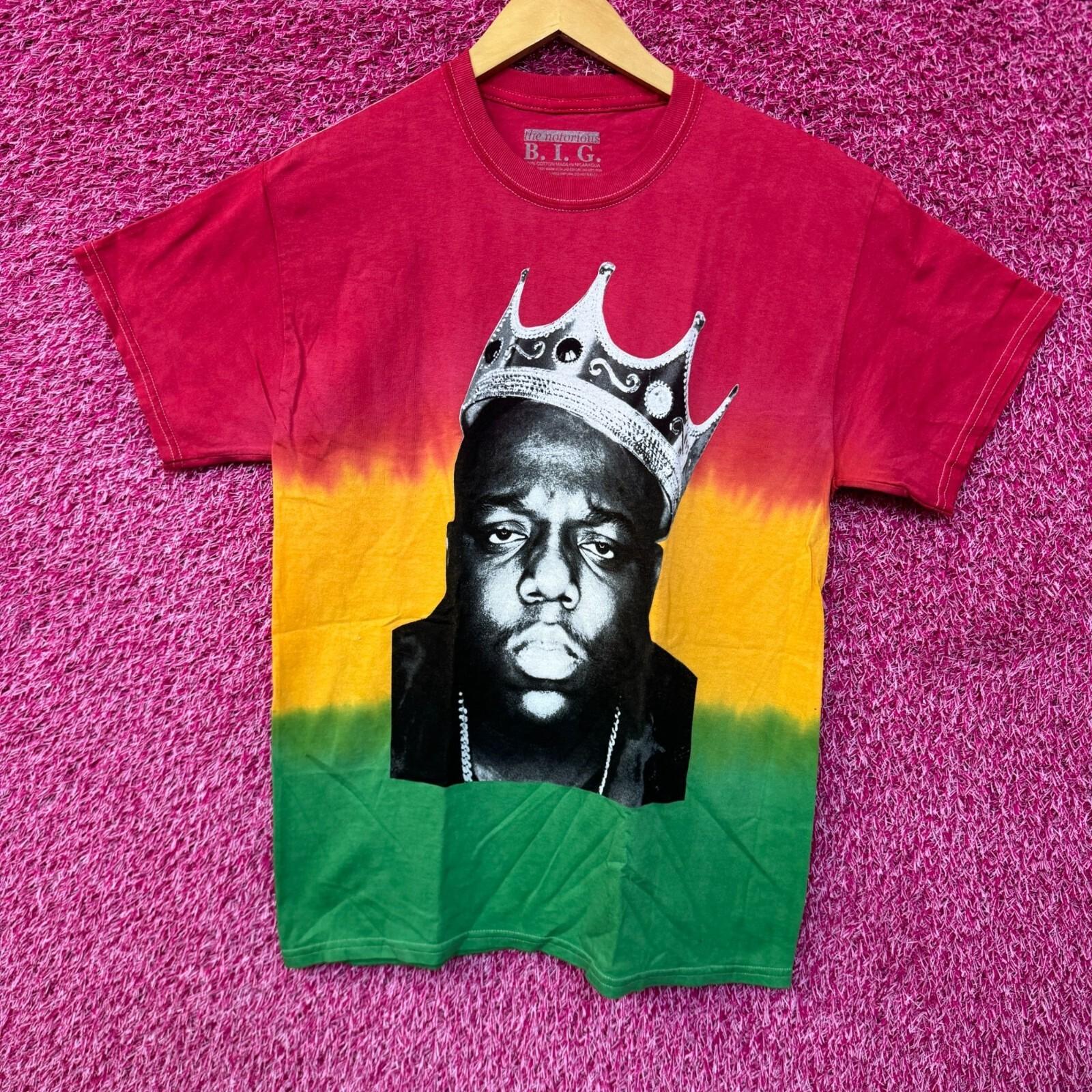 The Notorious BIG King of New York Rap Tricolor Dip-Dye M M