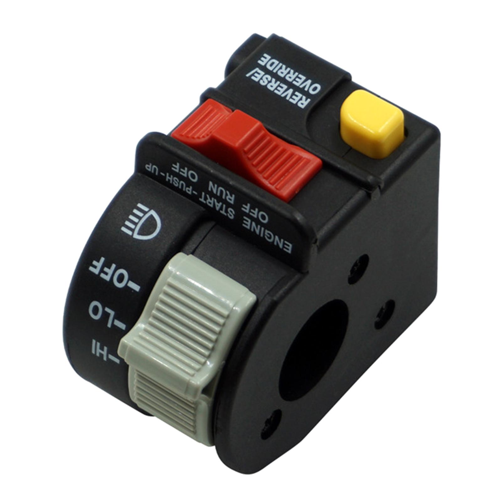 

Вкл/Выкл Кнопка аварийного останова Запуск Свет Работа Стоп Переключатель на руле Совместим для ATP 325 330 400 450 500 600 700 800 1000 4010262