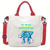 Steal a Brainrot 67 Printed Student Crossbody Bag Casual Canvas Shoulder Bags