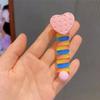 Colorful Curly Telephone Wire Hair Tie For Children Cute Cartoon Hair Band Hair Accessories High Elastic Hair Scrunchies