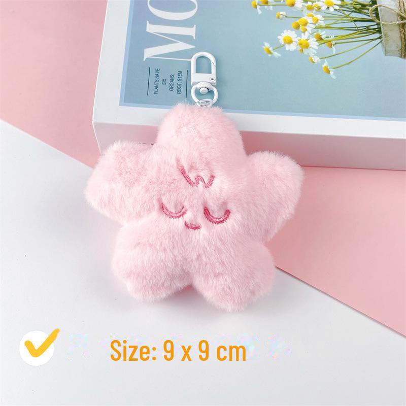 

Творческий мультфильм звезда пищащая плюшевая кукла-брелок для украшения школьной сумки