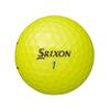 DUNLOP Golf Ball SRIXON 2022 Model 1 Dozen Passion Yellow TRI-STAR (12 Pieces)