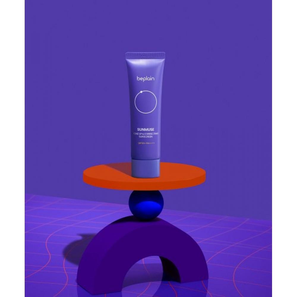 Beplain Sunmuse Tone Up   Correcting Suncream 50ml  Spf50+ Pa++++ 