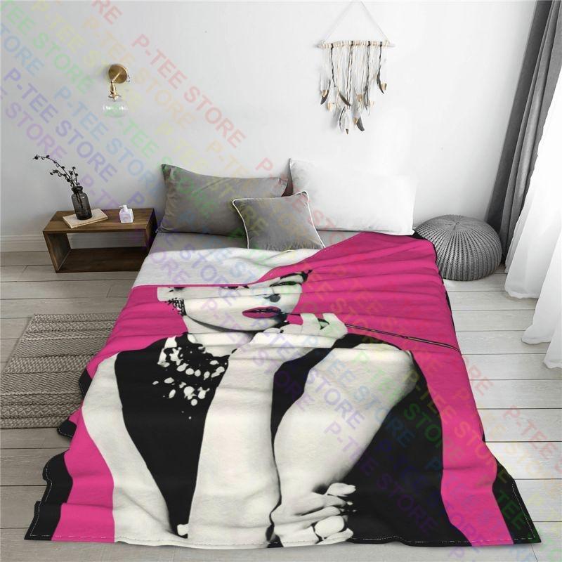 Audrey Hepburn Breakfast At Tiffanys Blanket High Flannel Anti-Pilling Skin Friendly Camping Blanket