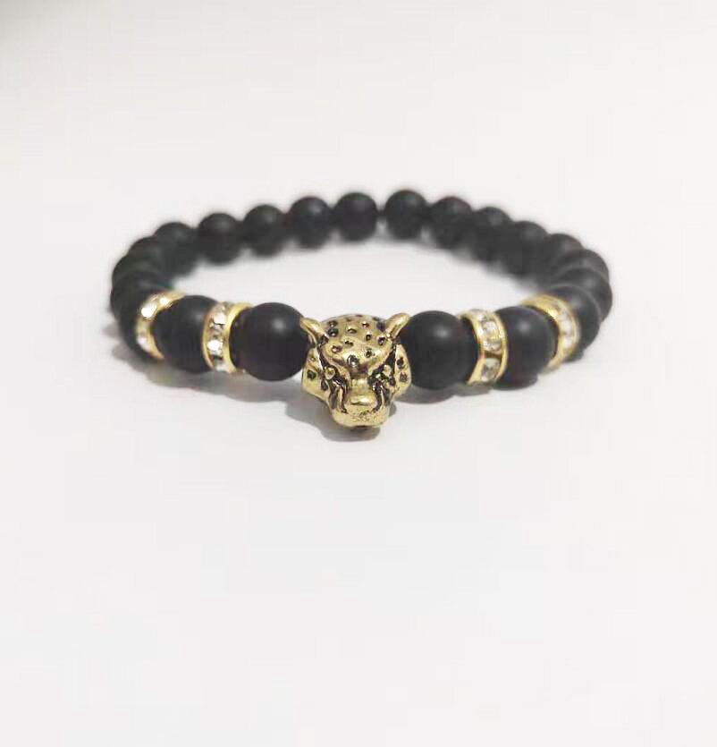 European and American Fashion Leopard Head Bracelet - New Style Jewelry