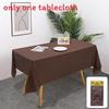 Peva Disposable Solid Color Tablecloth With Dustproof And Oilproof Features For Party And Home Use