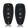 2026 New Silicone Car Key Pack for Ford ST Fiesta Focus Mondeo Ecosport Kuga Edge Escape Metallic Car Key Fob Case Accessories