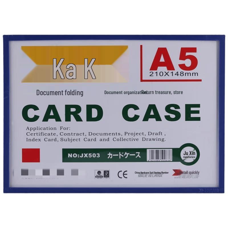 A5 Magnetic PVC Label Holders