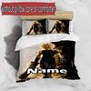 3pcs Duvet Cover Set (1*Duvet Cover + 2*Pillowcase, Without Core), Custom Name Final Fantasy Pattern Bedding Set, Home Bedroom Decor Gift