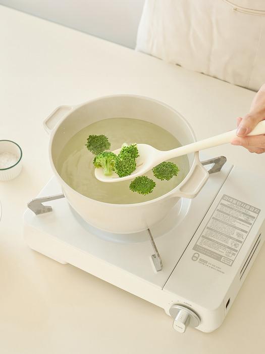 sillymann [Siliman] Harmony Plus Gundogae Spoon WSK3802 Cocoa Gray