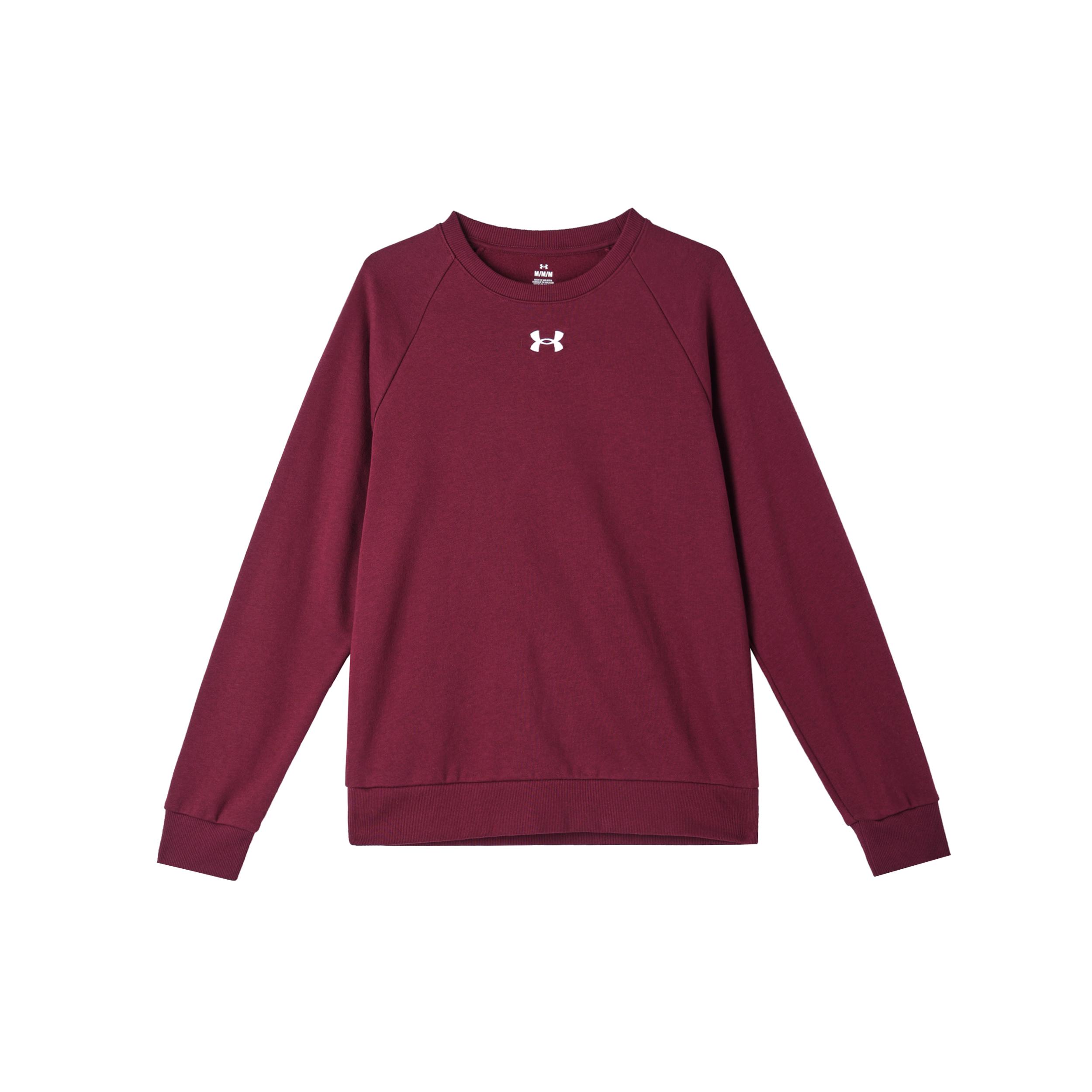 Свитшот Under Armour Rival Fleece FW24 Мужской Каштановый/Белый 1379755-609 XL