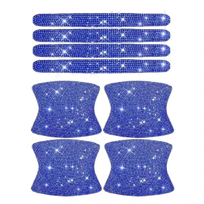 Diamond Door Handle Stickers Anti-scratch And Anti-collision Decorative Stickers Glittering And Dazzling Protecting Bodywork