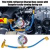 Car Air Conditioner Tools Open Valve Charging Pipe Car Refrigerant Charging Pipe Air Conditioning Recharge Hose Freon r134a