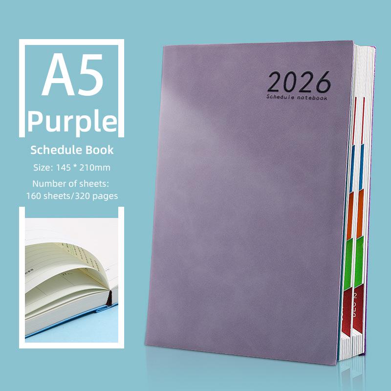 Agenda A5 Inglese Transfrontaliera: Taccuino Planner di Alto Valore con Logo Personalizzato Disponibile