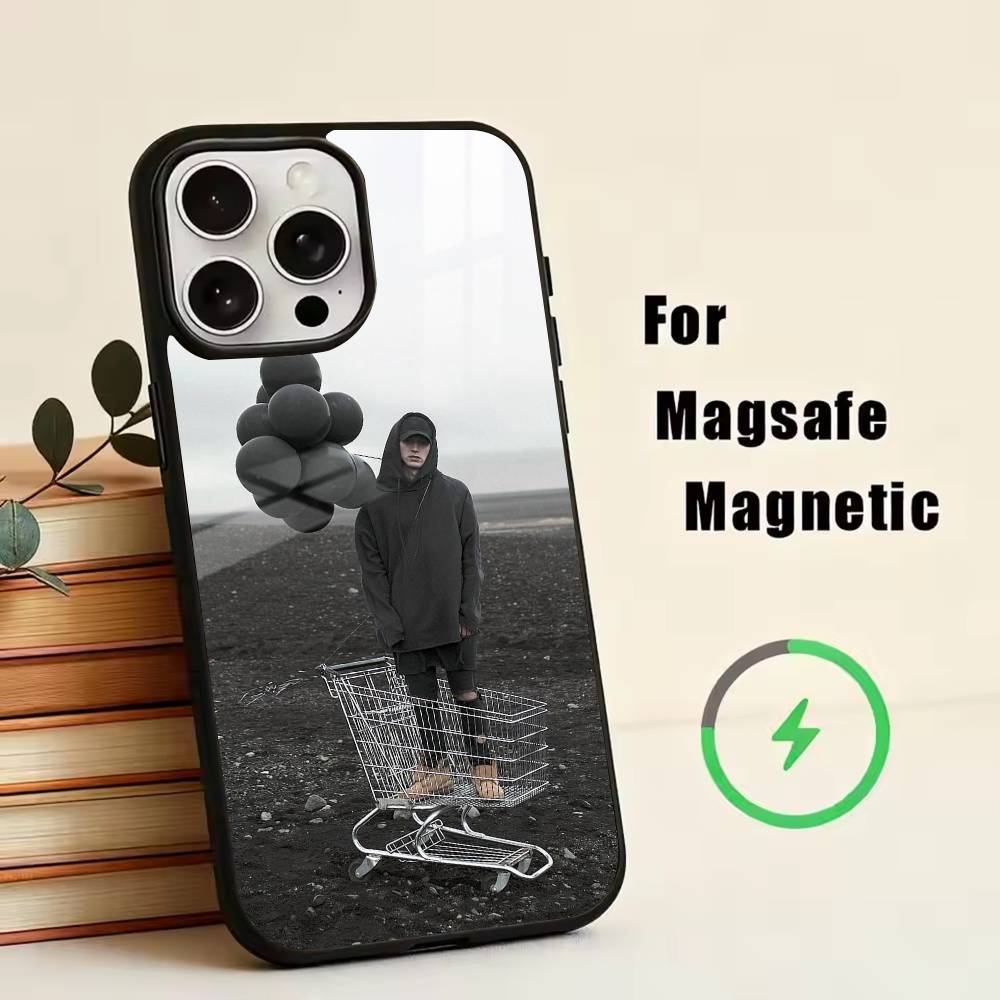 Singer NF Rapper Phone Case For iPhone17,16,15,14,13,12,11 Plus,Pro Magnetic with Magsafe Wireless Charging