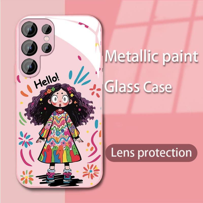 Graffiti Girls Applicable Samsung S24PLUS Mobile Case S23 Girls S22 Skin Friendly A55 Sense A54 All Inclusive A14