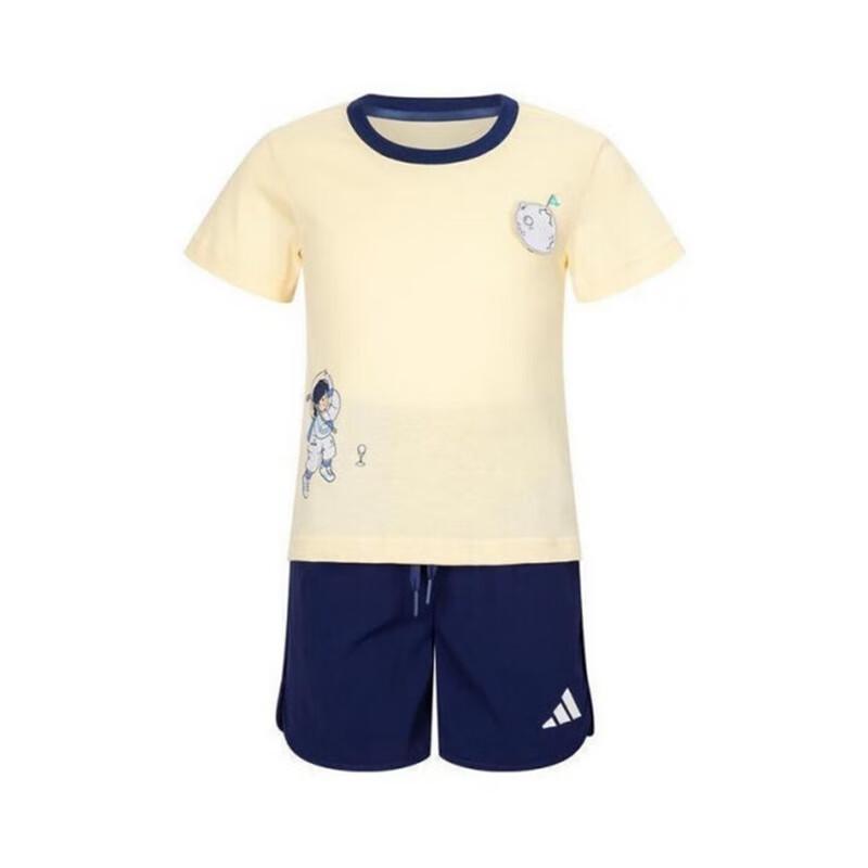 Adidas Girls  LG Tee Set JM7978 116