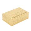 Gold Trinket Storage Box Zinc Alloy Metal Jewelry Box Jewelry Boxes Keepsake Box  For Ladies