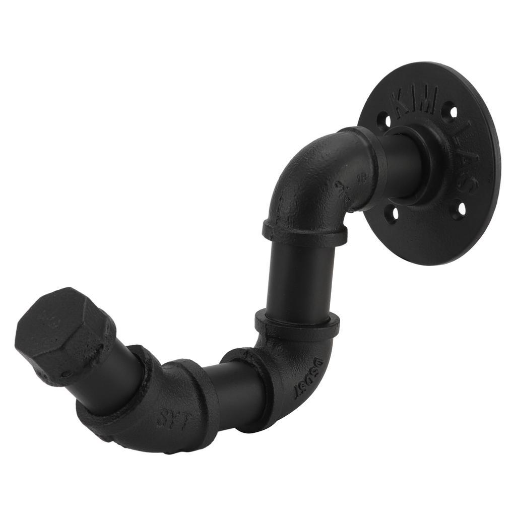 Hanging Clothes Hook Retro Water Pipe Designed Iron Wall Mounted Clothes Hanger for Home Display