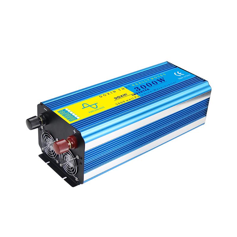 3000W Pure Sine Wave Inverter for RV and Home Solar Systems - DOXIN 12V to 220V
