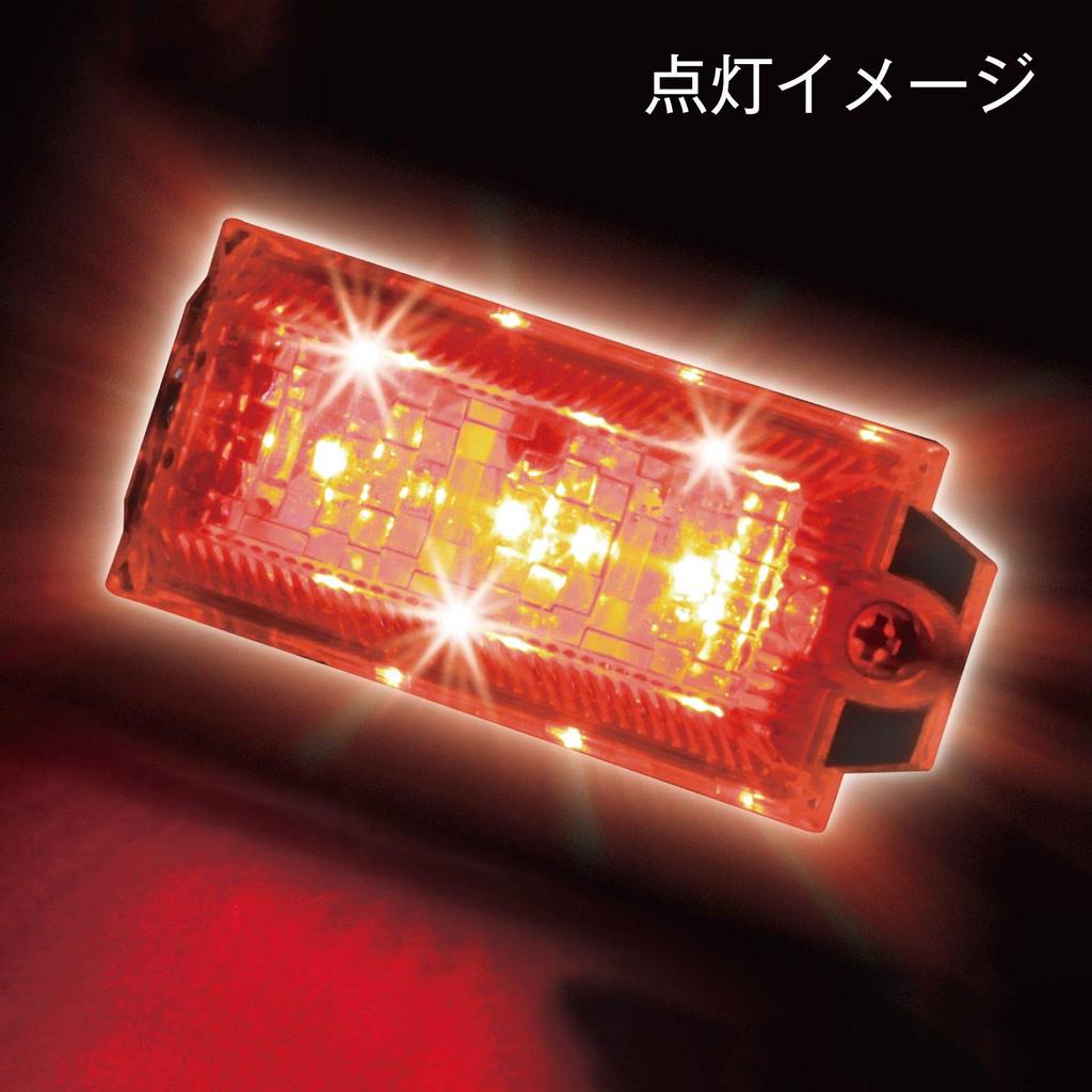 JET INOUE LED3 Mini Flat Marker NEO 24V Red 534546