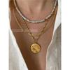 Niche Style Fashion Star Moon Female Accessible Luxury Clavicle Chain Gold Cake