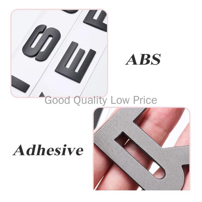 Per Discovery Sports Emblema Discovery 4 3 5 2 TD5 Accessori ABS 3D Cromo Lettere Auto Cofano Anteriore Logo Distintivo