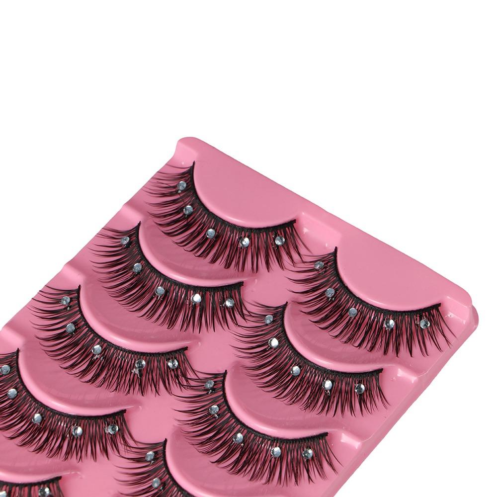 Makeup Tool Lash Extension Big Eyes Eyelashes Sequins False Eyelashes Rhinestone False Eyelashes