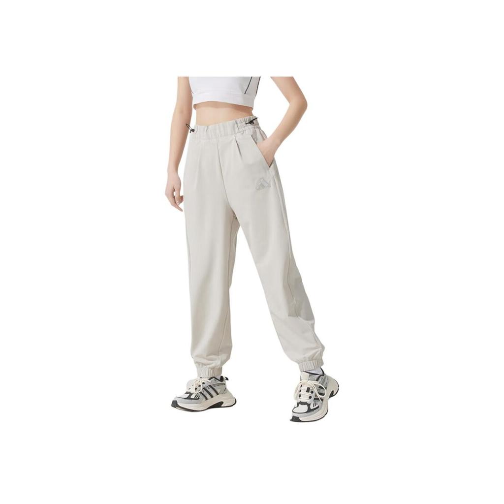 Adidas SS25 Fashion Comfortable Skin-Friendly Versatile Outdoor Casual Pants Women Pants Off-White JM8778