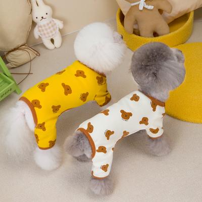 Cotton Comfortable Pet Clothing Puppy Dog Clothes Four-legged Pajamas Spring and Summer Thin Autumn and Winter Clothing