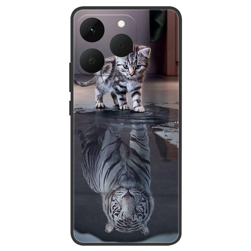 Per Custodia Realme 15T Realme15T 5G NUOVO TPU Silicone Antiurto Gatto Copri Telefono Per Realme 15 T 15t 2025 Funda Stampa Morbido Guscio