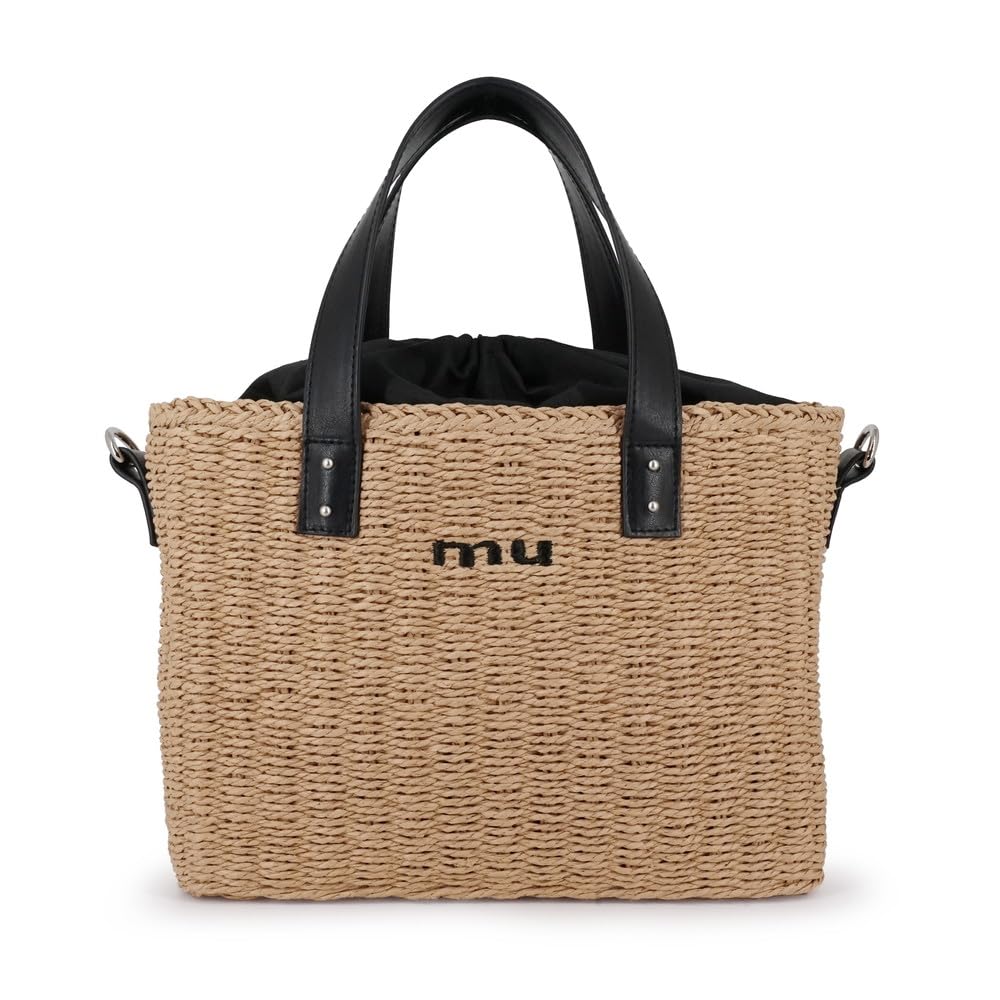 

Murua 2-Way Mini Tote Bag MR-B1341 Basket Bag MR-B1341 Beige Free Size