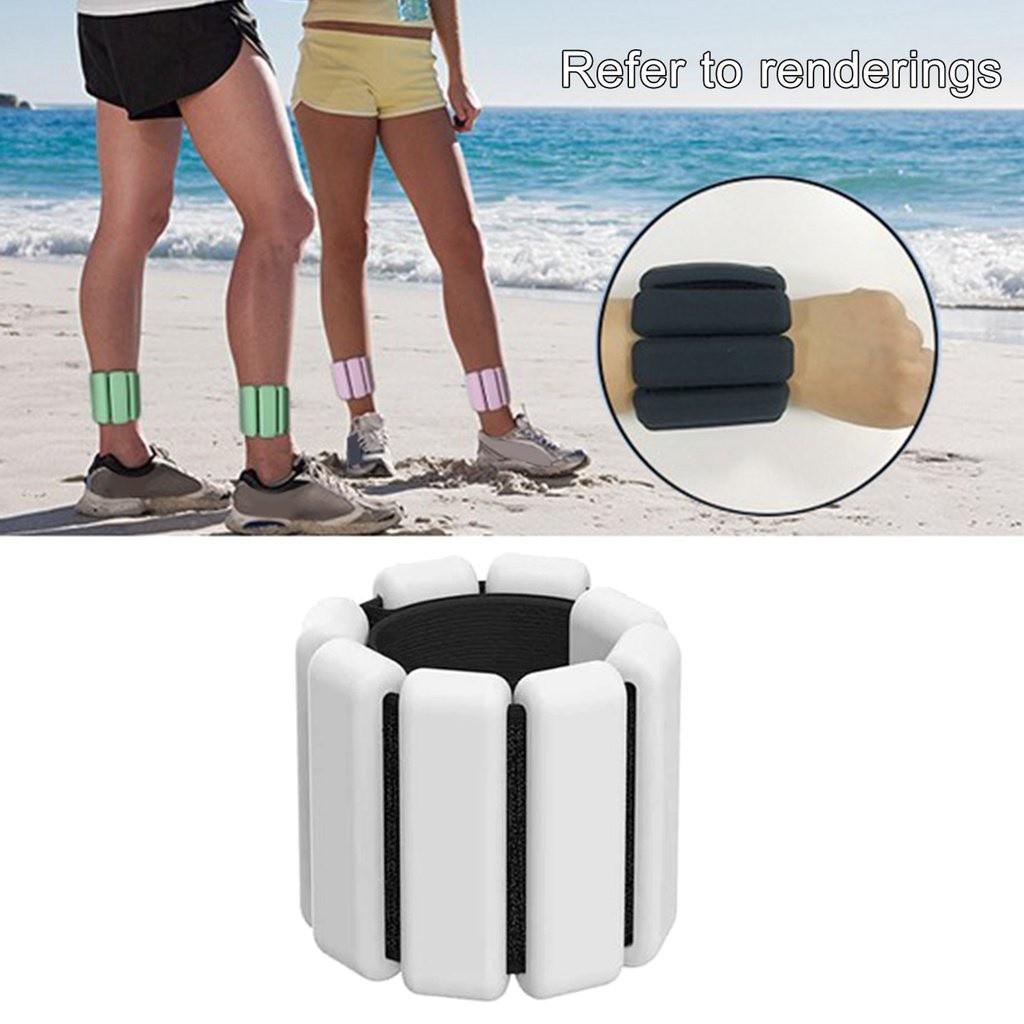 Waterproof Running Workout Equipment Adjustable Weight Wrist Band Silicone Ankle Wrist Weights Bracelet Exercise