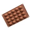 20 Holes Walnuts Nuts Shape Silicone Chocolate Moulds Fondant Pudding Mold Household DIY Cake Baking Tools