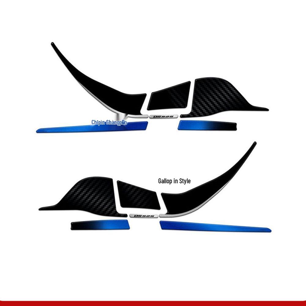 WuJi 525DSX 2024 Motorcycle Epoxy Sticker Set: Waterproof, Scratch-Resistant, 3D Fuel Tank Decals
