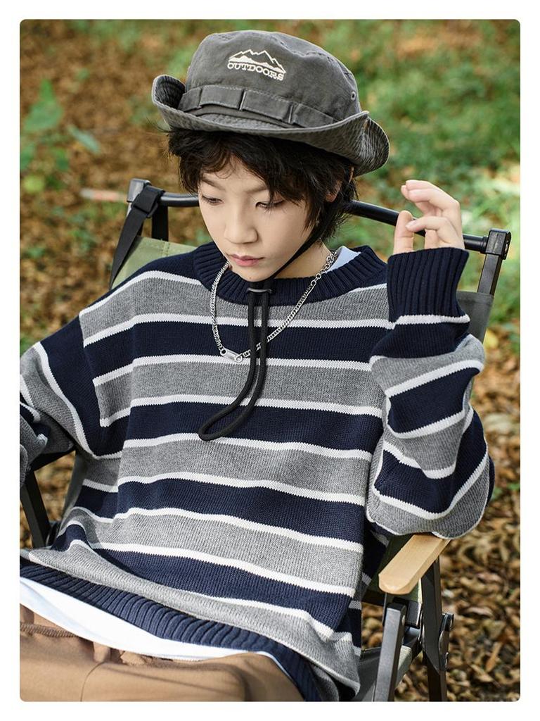 High-Elastic Premium Knit Sweater for Boys