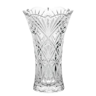 Glassworks Flora Clear Vase, 20cm, Mother's Day Gift, Gift Boxed (GW8000-69200)