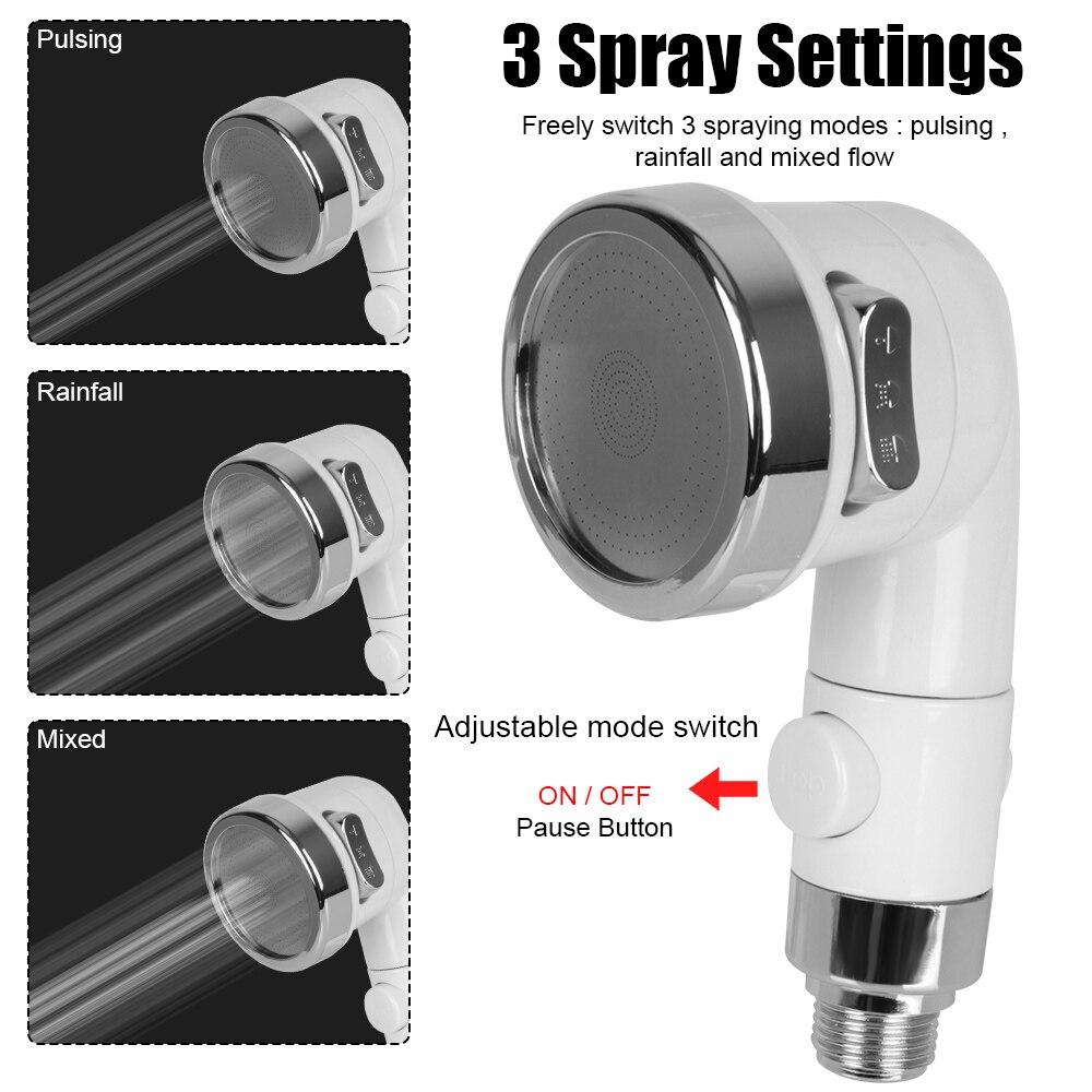 3 Modes Faucet Adapter Set Handheld Shower Head Flexible Hose Faucet Diverter Valve For Home Bathroom Kitchen