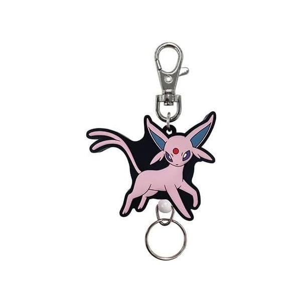 Pokemon Eevee Rubber Reel Keychain New