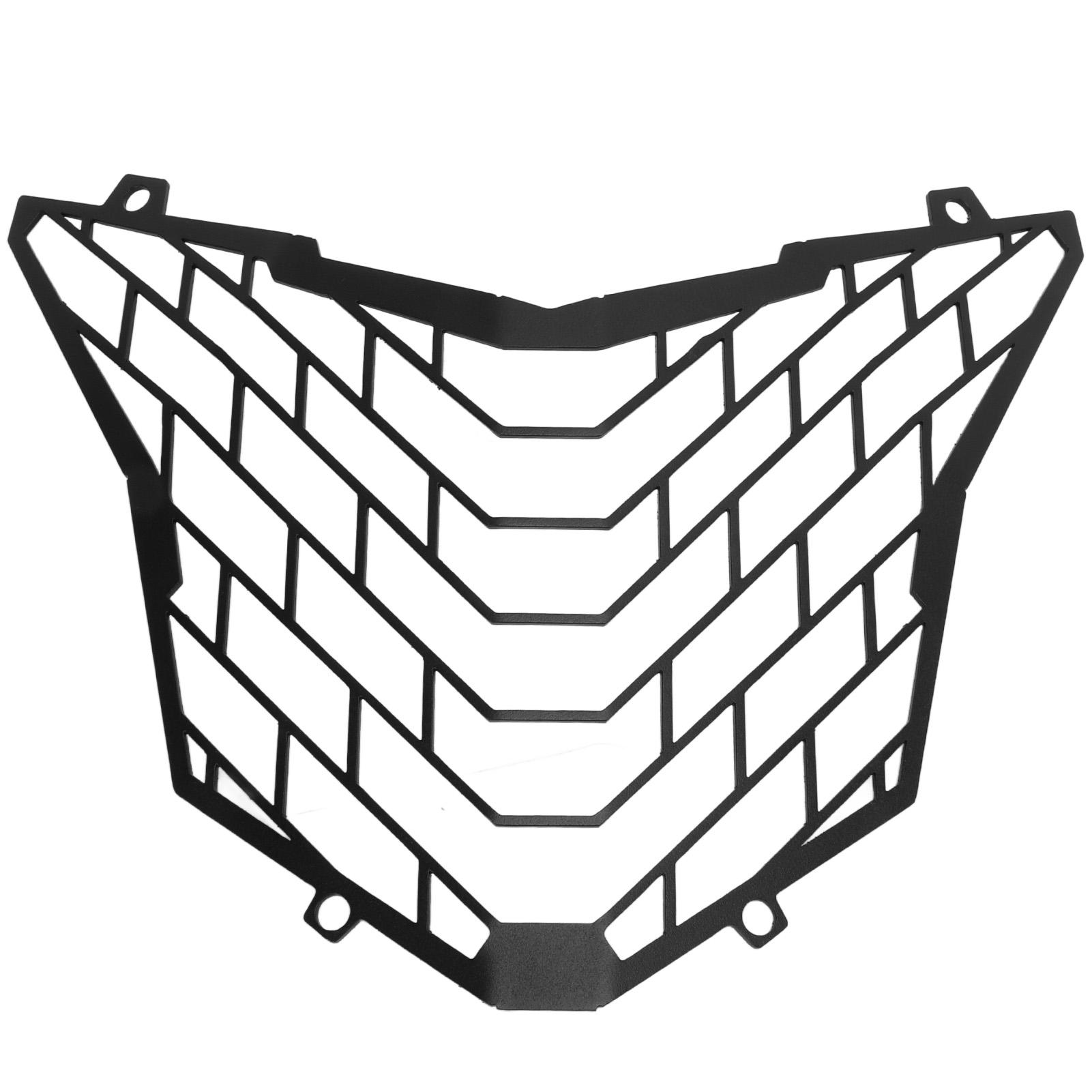 

Black Motorcycle Headlight Grille Guard Headlamp Mesh Cover Protector Replacement for CB500X